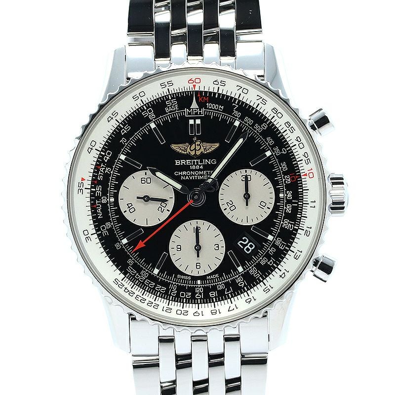 【中古】BREITLING NAVITIMER B01 CHRONOGRAPH 43 JAPAN EDITION ブライトリング ナビタイマー B01 クロノグラフ 43 ジャパンエディション AB0121211B2A1 (S022B-1NP)