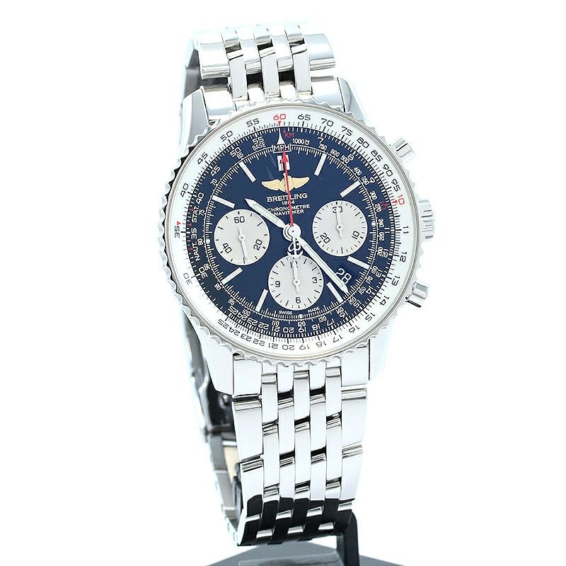 【中古】BREITLING NAVITIMER B01 CHRONOGRAPH 43 JAPAN EDITION ブライトリング ナビタイマー B01 クロノグラフ 43 ジャパンエディション AB0121211B2A1 (S022B-1NP)