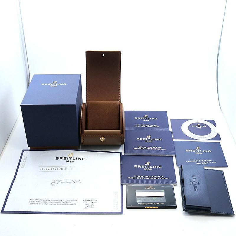 【中古】BREITLING NAVITIMER B01 CHRONOGRAPH 43 JAPAN EDITION ブライトリング ナビタイマー B01 クロノグラフ 43 ジャパンエディション AB0121211B2A1 (S022B-1NP)