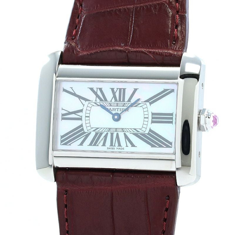 【中古】CARTIER TANK DIVAN LARGE MODEL LIMITED EDITION カルティエ タンク ディヴァン LM 限定モデル W6301355