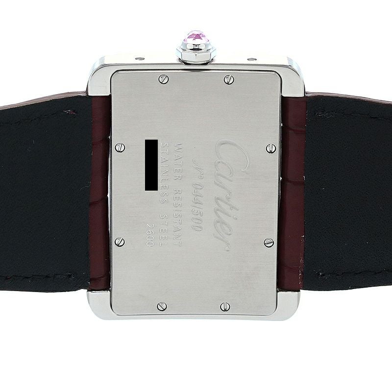 【中古】CARTIER TANK DIVAN LARGE MODEL LIMITED EDITION カルティエ タンク ディヴァン LM 限定モデル W6301355