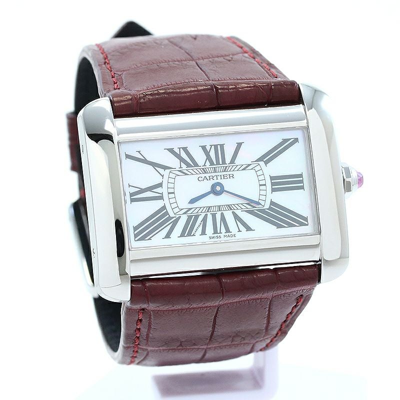 【中古】CARTIER TANK DIVAN LARGE MODEL LIMITED EDITION カルティエ タンク ディヴァン LM 限定モデル W6301355