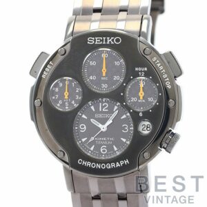 【中古】SEIKO KINETIC CHRONOGRAPH 2nd MODEL セイコー キネティック クロノグラフ セカンドモデル SBXZ003 (9T82-0A40)