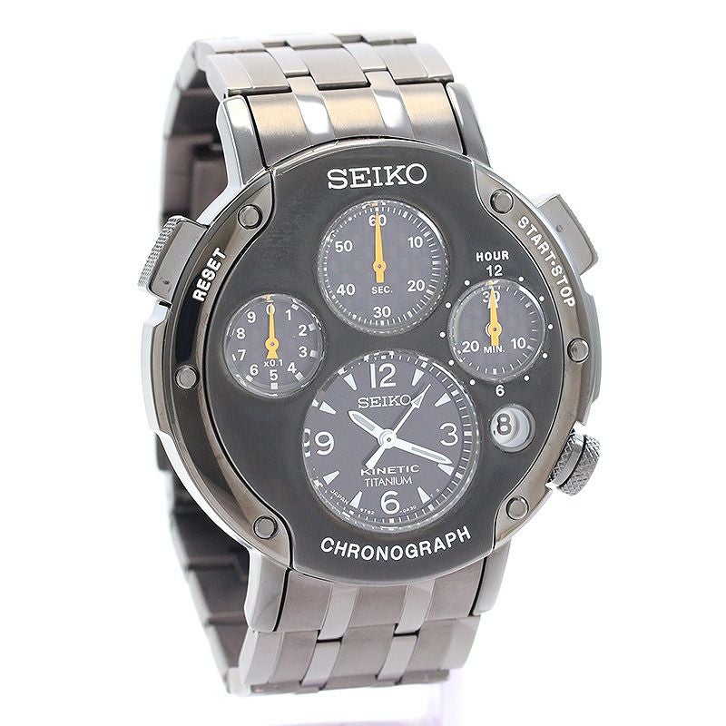 【中古】SEIKO KINETIC CHRONOGRAPH 2nd MODEL セイコー キネティック クロノグラフ セカンドモデル SBXZ003 (9T82-0A40)