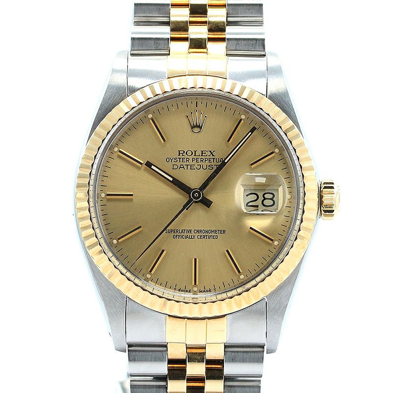 【中古】ROLEX OYSTER PERPETUAL DATEJUST ロレックス オイスターパーペチュアル デイトジャスト 16013