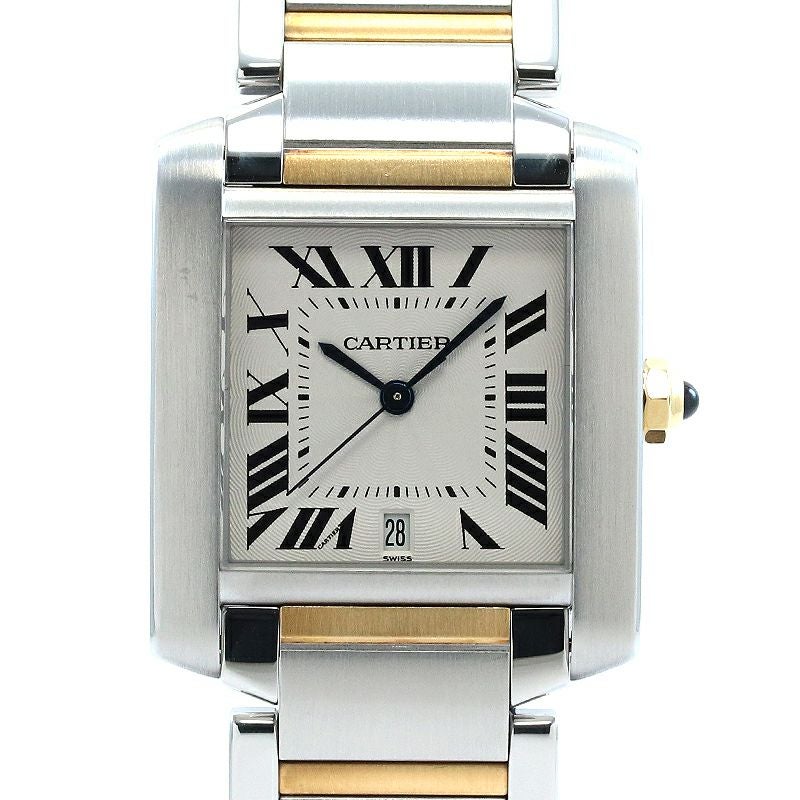 【中古】CARTIER TANK FRANCAISE LARGE MODEL カルティエ タンクフランセーズ LM W51005Q4