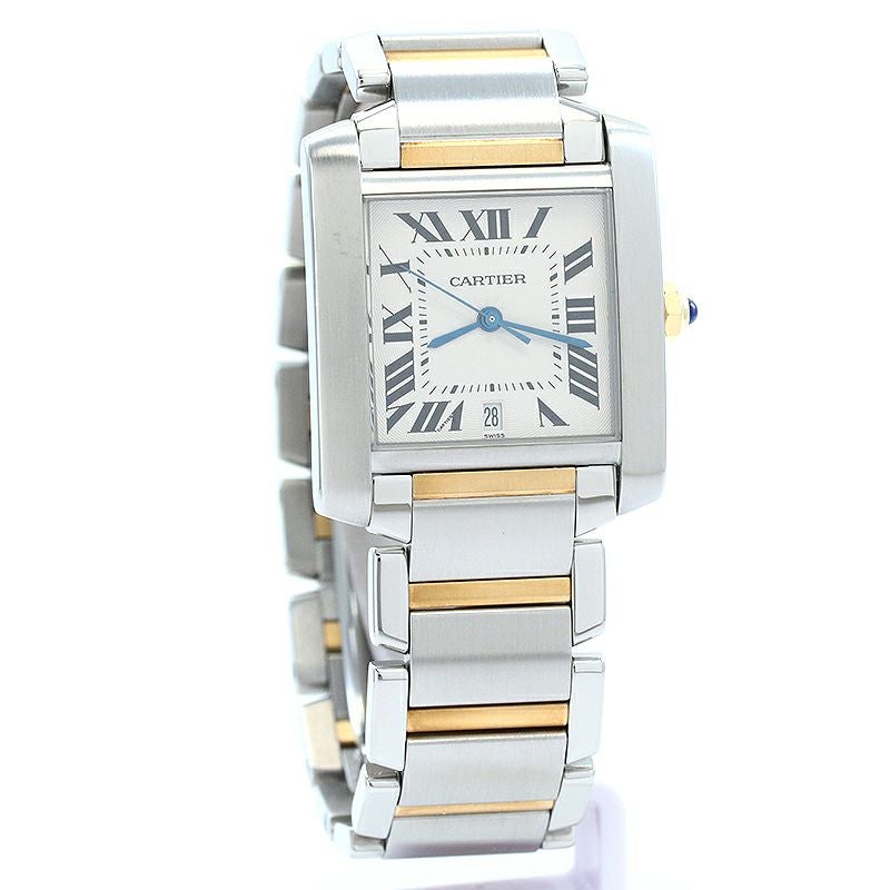 【中古】CARTIER TANK FRANCAISE LARGE MODEL カルティエ タンクフランセーズ LM W51005Q4