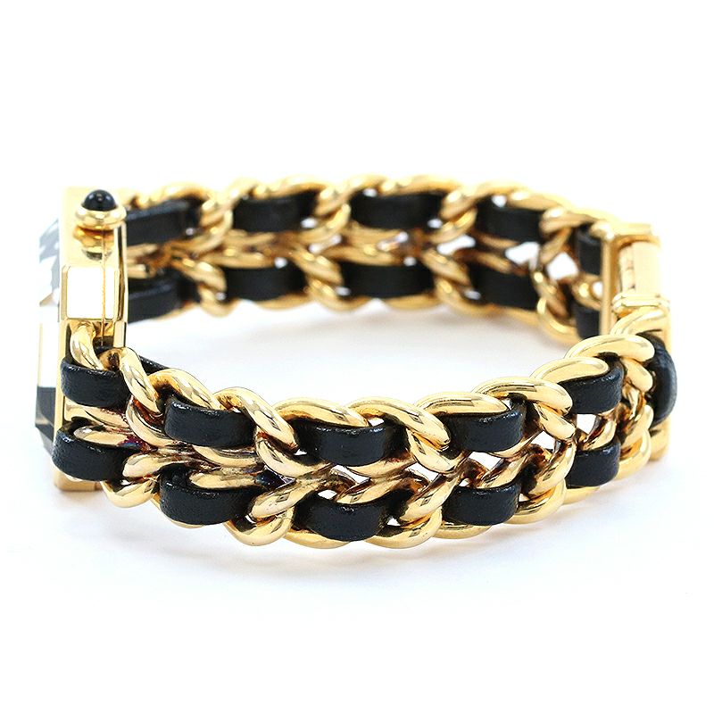 【中古】CHANEL PREMIERE BRACELET SIZE MEDIUM シャネル プルミエール Mサイズブレスレット仕様 H0001