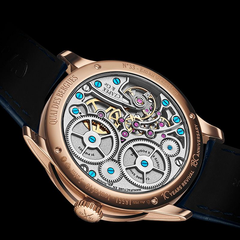 CZAPEK Quai des Bergues Email Grand Feu Sursum Corda チャペック ケ・デ・ベルク エナメル・グランフー スルスム・コルダ CZQdB_EGFSC