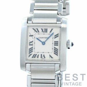 【中古】CARTIER TANK FRANCAISE MEDIUM MODEL カルティエ タンク フランセーズ MM W51011Q3