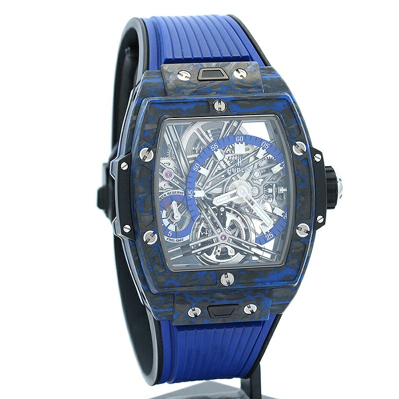 【中古】HUBLOT SPIRIT OF BIG BANG CARBON BLUE 42MM ウブロ スピリット オブ ビッグ・バン カーボンブルー 42MM 645.QL.7117.RX