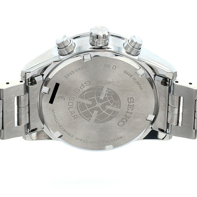【中古】SEIKO ASTRON 5X SERIES DUAL TIME セイコー アストロン 5Xシリーズ デュアルタイム SBXC003(5X53-0AB0)