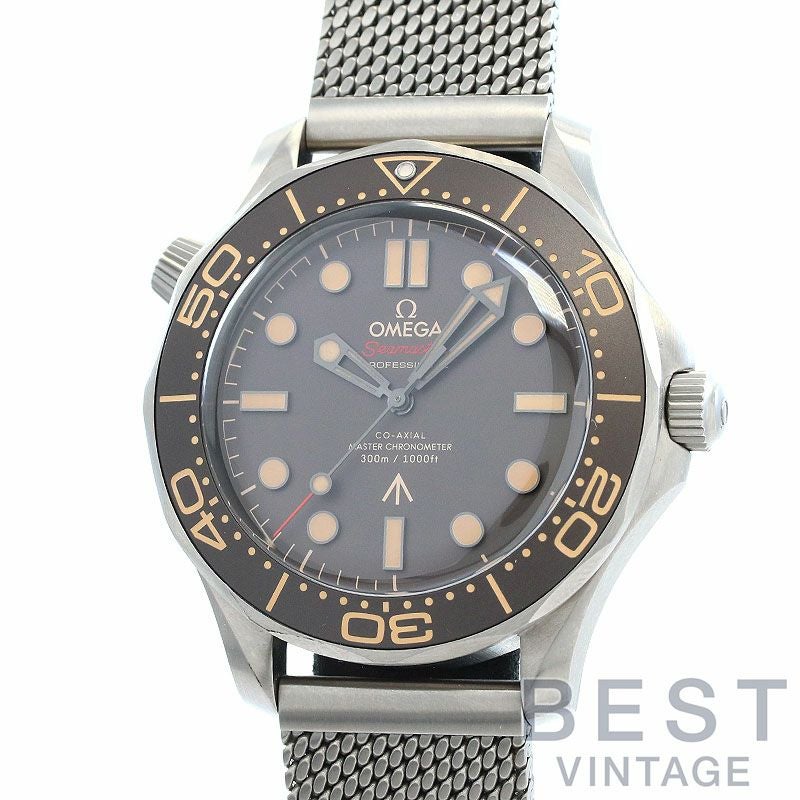 【中古】OMEGA SEAMASTER DIVER 300M CO-AXIAL MASTER CHRONOMETER 42MM 007 EDITION オメガ シーマスター ダイバー300M コーアクシャル マスタークロノメーター 42MM 007エディション 210.90.42.20.01.001