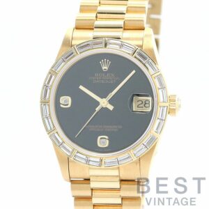 【中古】ROLEX OYSTER PERPETUAL DATEJUST 31 ONYX DIAL ロレックス オイスターパーペチュアル デイトジャスト 31 オニキスダイヤル 68268