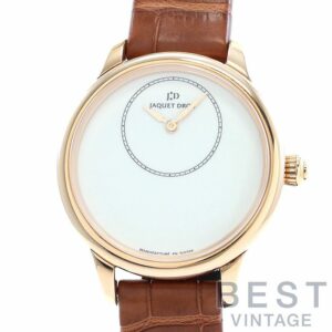 【中古】JAQUET DROZ PETITE HEURE MINUTE 35MM IVORY ENAMEL ジャケ・ドロー プティ・ウール ミニット 35MM アイボリーエナメル J005003200