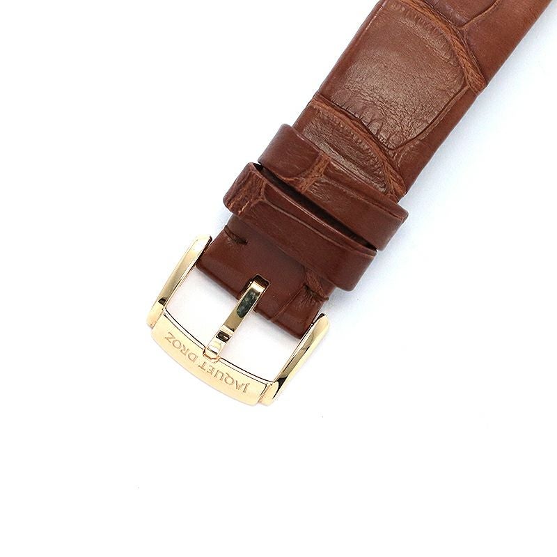 【中古】JAQUET DROZ PETITE HEURE MINUTE 35MM IVORY ENAMEL ジャケ・ドロー プティ・ウール ミニット 35MM アイボリーエナメル J005003200