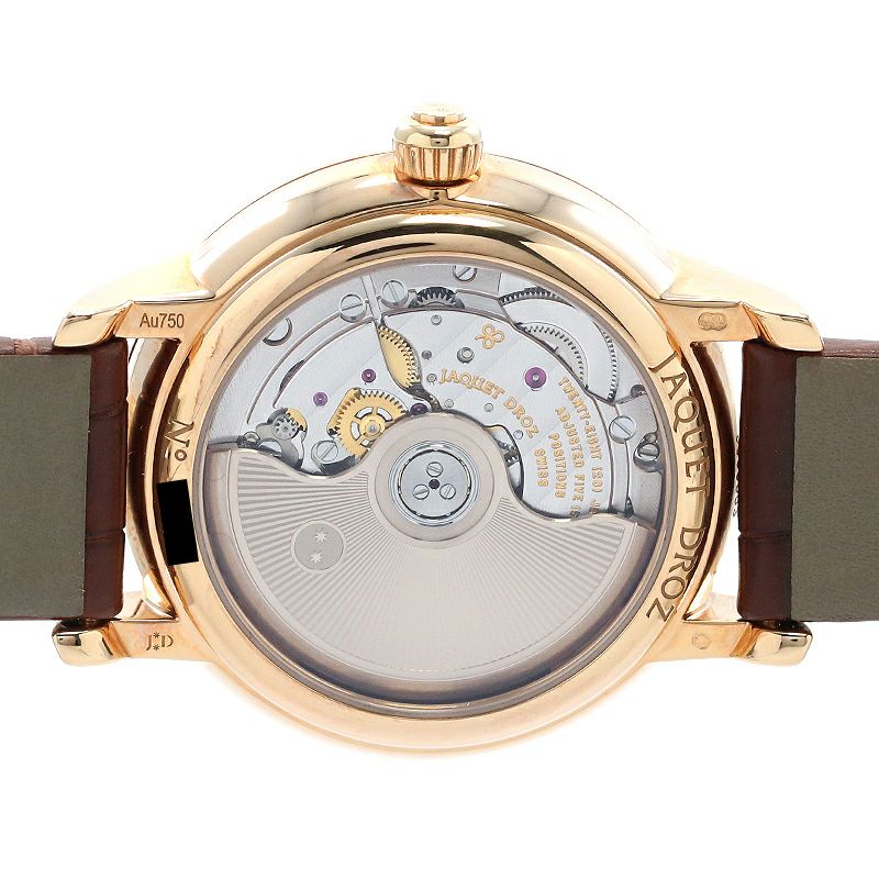 【中古】JAQUET DROZ PETITE HEURE MINUTE 35MM IVORY ENAMEL ジャケ・ドロー プティ・ウール ミニット 35MM アイボリーエナメル J005003200