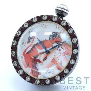 【中古】CORUM HOURS OF LOVE EROTIC DESK CLOCK コルム アワーズ・オブ・ラブ エロティック デスククロック 007.650.17/0000 EB12