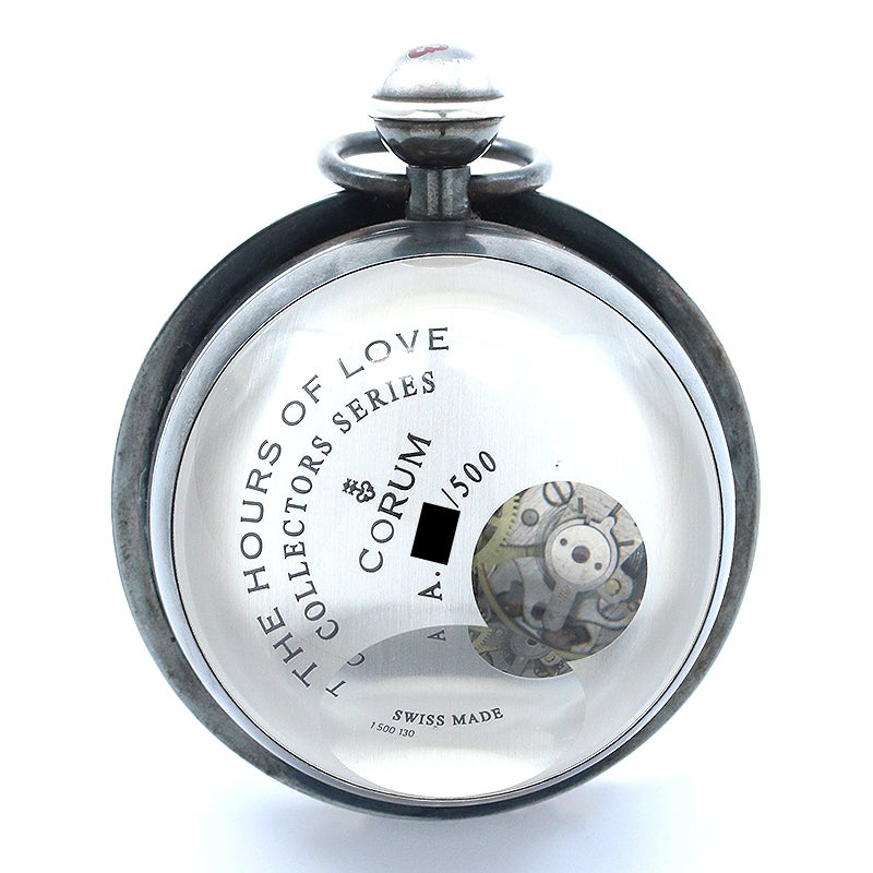 【中古】CORUM HOURS OF LOVE EROTIC DESK CLOCK コルム アワーズ・オブ・ラブ エロティック デスククロック 007.650.17/0000 EB12