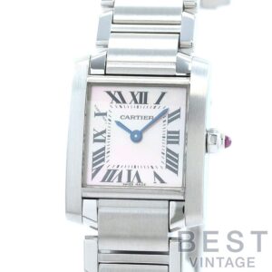 【中古】CARTIER TANK FRANCAISE SMALL MODEL カルティエ タンク フランセーズ SM W51028Q3