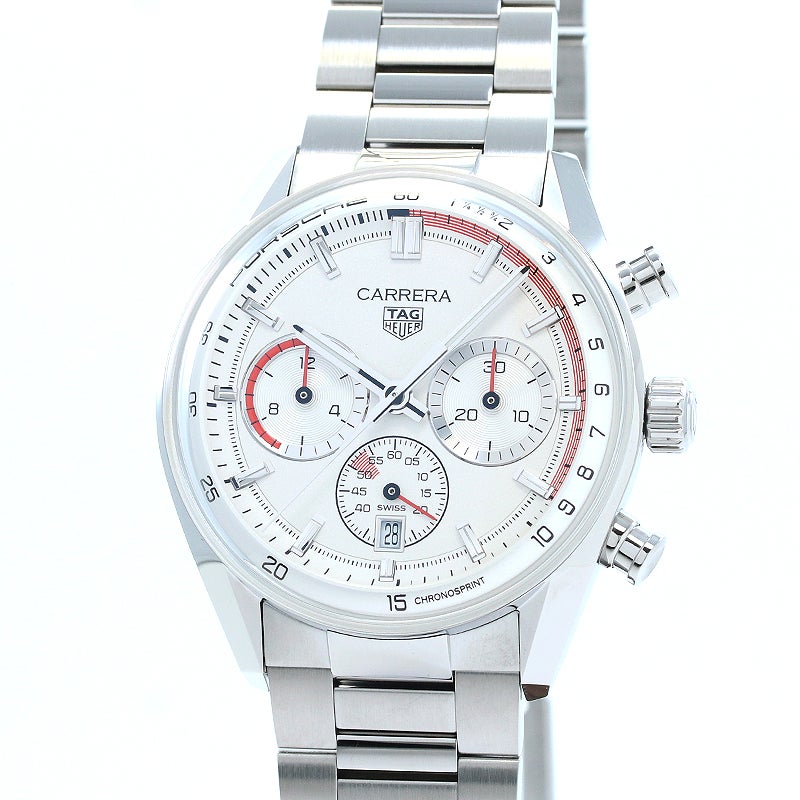 【中古】TAG HEUER CARRERA CHRONOSPRINT X PORSCHE タグ・ホイヤー カレラ クロノスプリント × ポルシェ CBS2011.FC6529