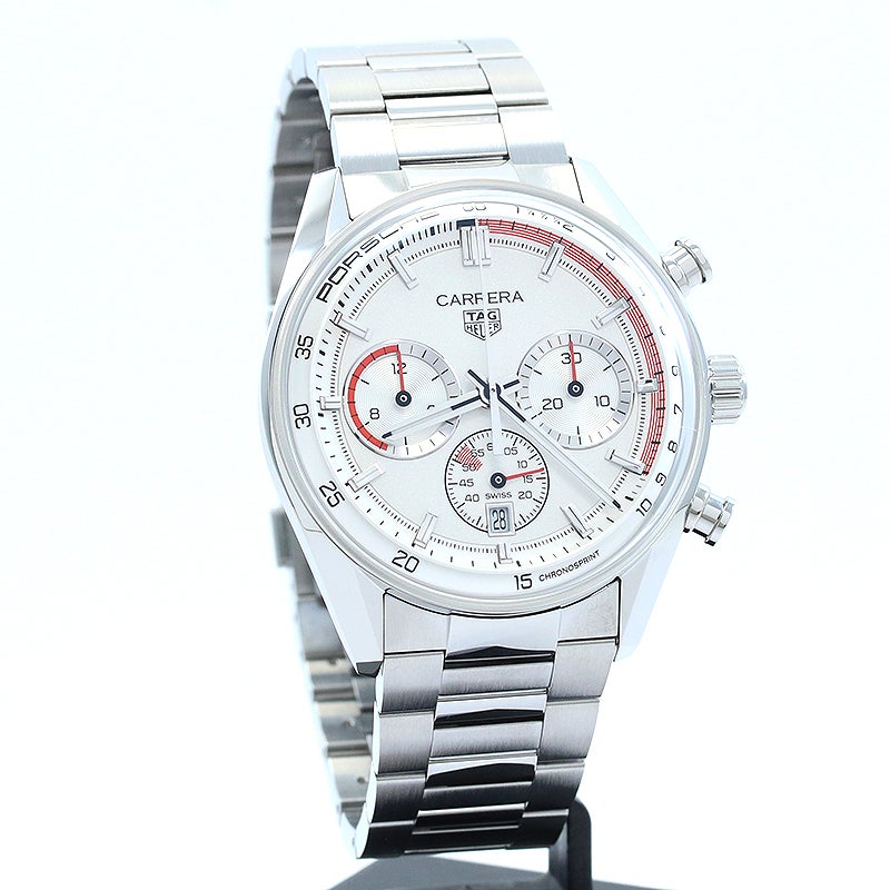 【中古】TAG HEUER CARRERA CHRONOSPRINT X PORSCHE タグ・ホイヤー カレラ クロノスプリント × ポルシェ CBS2011.FC6529