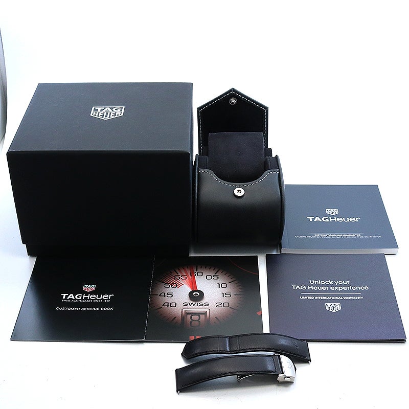 【中古】TAG HEUER CARRERA CHRONOSPRINT X PORSCHE タグ・ホイヤー カレラ クロノスプリント × ポルシェ CBS2011.FC6529