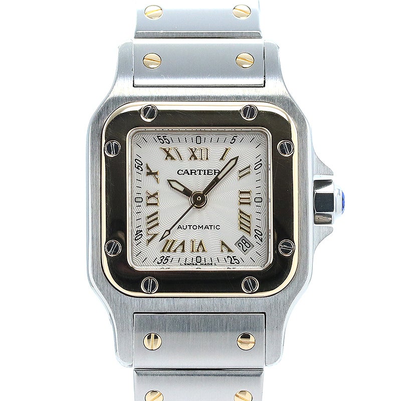 【中古】CARTIER SANTOS GALBEE SMALL MODEL 20TH ANNIVERSARY EDITION カルティエ サントスガルベ SM 20周年記念モデル W20045C4