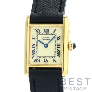 【中古】CARTIER MUST TANK SMALL MODEL VERMEIL カルティエ マスト タンク SM ヴェルメイユ W1003153