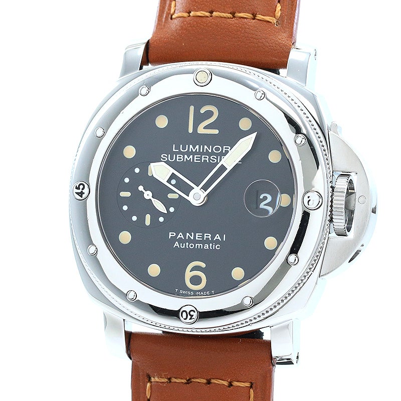 【中古】OFFICINE PANERAI LUMINOR SUBMERSIBLE AUTOMATIC ACCIAIO 44MM オフィチーネ・パネライ ルミノール サブマーシブル オートマティック アッチャイオ 44MM PAM00024