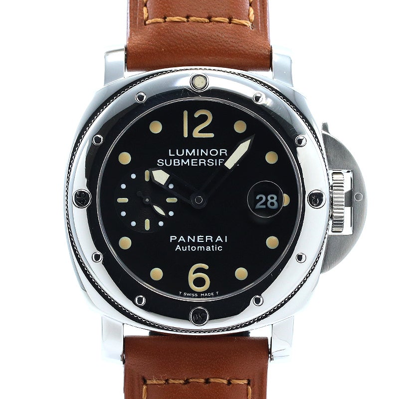 【中古】OFFICINE PANERAI LUMINOR SUBMERSIBLE AUTOMATIC ACCIAIO 44MM オフィチーネ・パネライ ルミノール サブマーシブル オートマティック アッチャイオ 44MM PAM00024