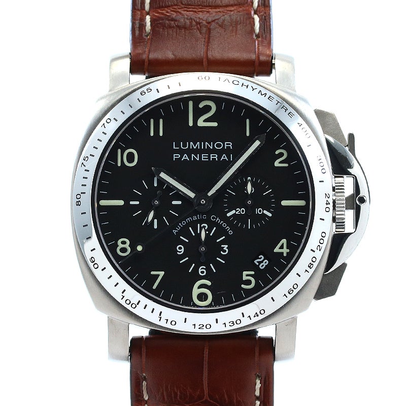 【中古】OFFICINE PANERAI LUMINOR CHRONO 40MM オフィチーネ・パネライ ルミノール クロノ 40MM PAM00074