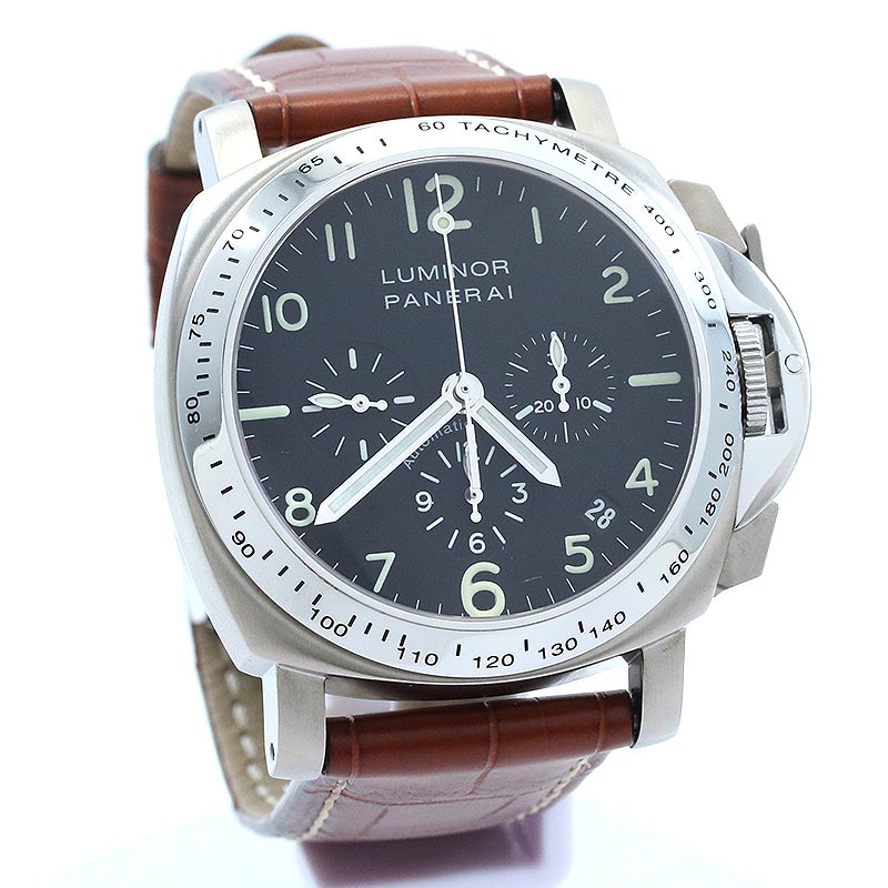 【中古】OFFICINE PANERAI LUMINOR CHRONO 40MM オフィチーネ・パネライ ルミノール クロノ 40MM PAM00074