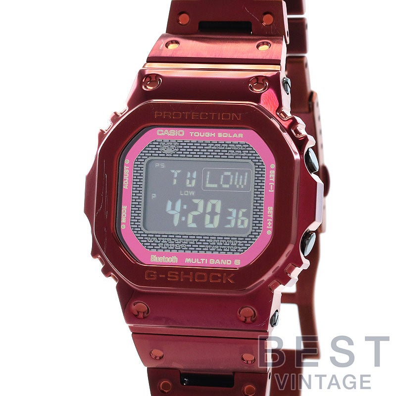 【中古】CASIO G-SHOCK FULL METAL 5000 SERIES カシオ Gショック フルメタル 5000シリーズ GMW-B5000RD-4JF
