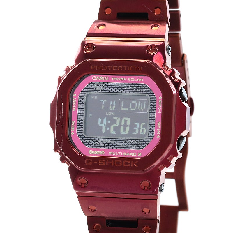 【中古】CASIO G-SHOCK FULL METAL 5000 SERIES カシオ Gショック フルメタル 5000シリーズ GMW-B5000RD-4JF