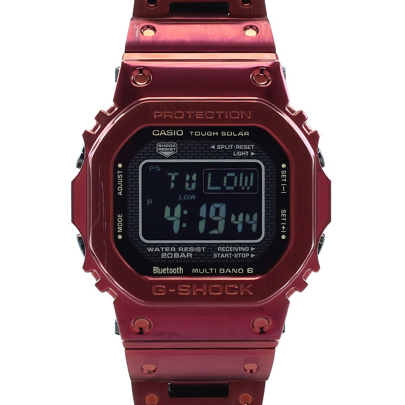【中古】CASIO G-SHOCK FULL METAL 5000 SERIES カシオ Gショック フルメタル 5000シリーズ GMW-B5000RD-4JF