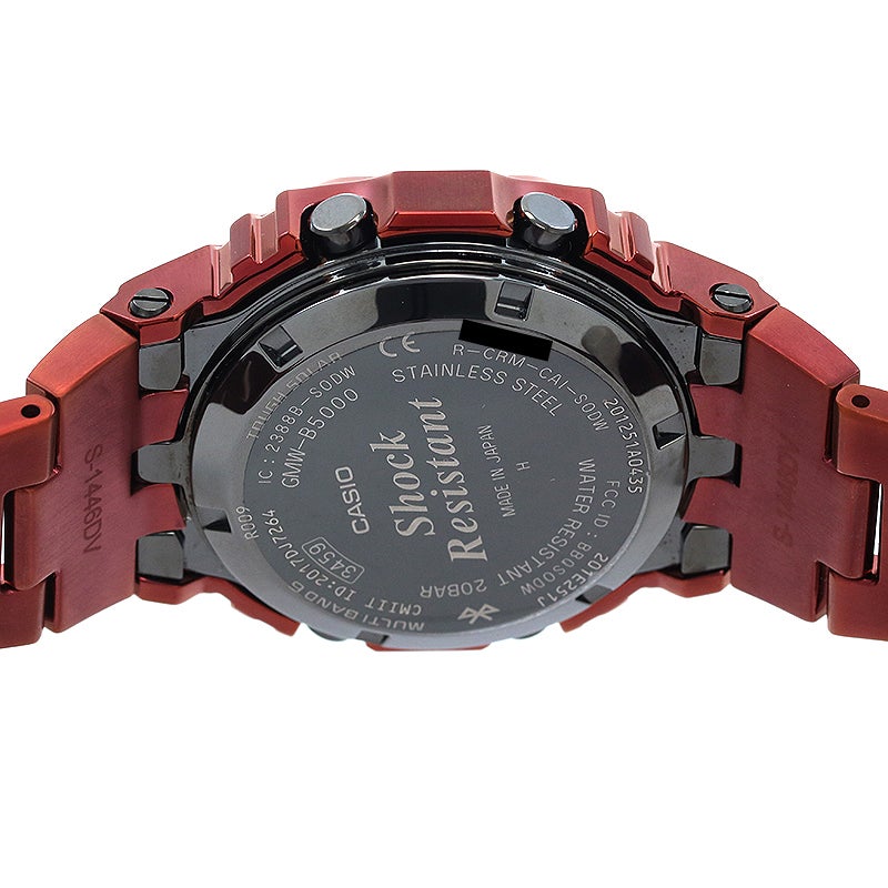 【中古】CASIO G-SHOCK FULL METAL 5000 SERIES カシオ Gショック フルメタル 5000シリーズ GMW-B5000RD-4JF