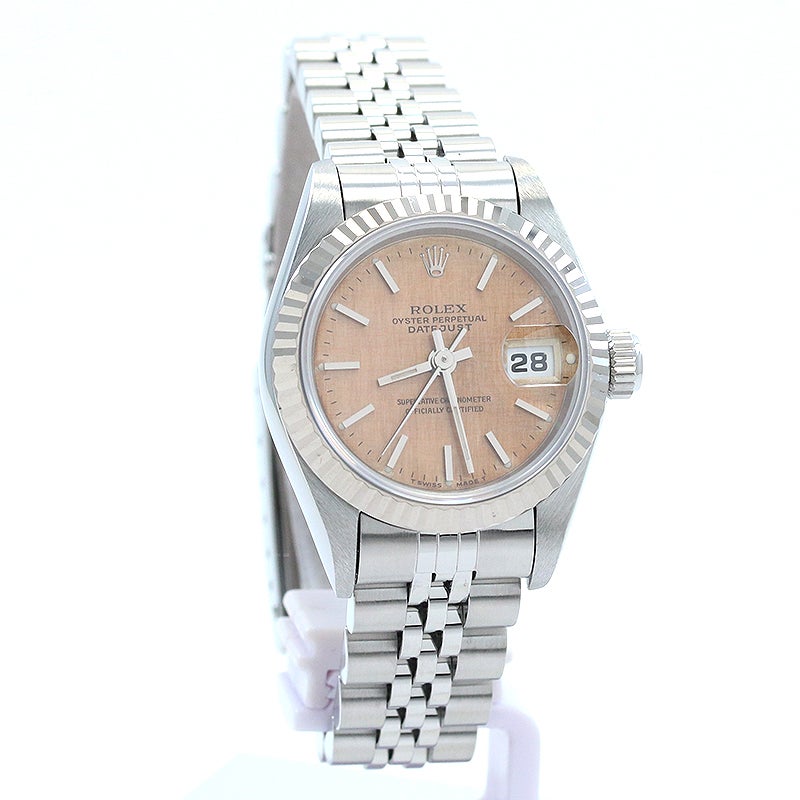 【中古】ROLEX OYSTER PERPETUAL LADY-DATEJUST 26 TROPICAL LINEN DIAL ロレックス オイスターパーペチュアル レディ デイトジャスト 26 トロピカルリネンダイヤル 69174