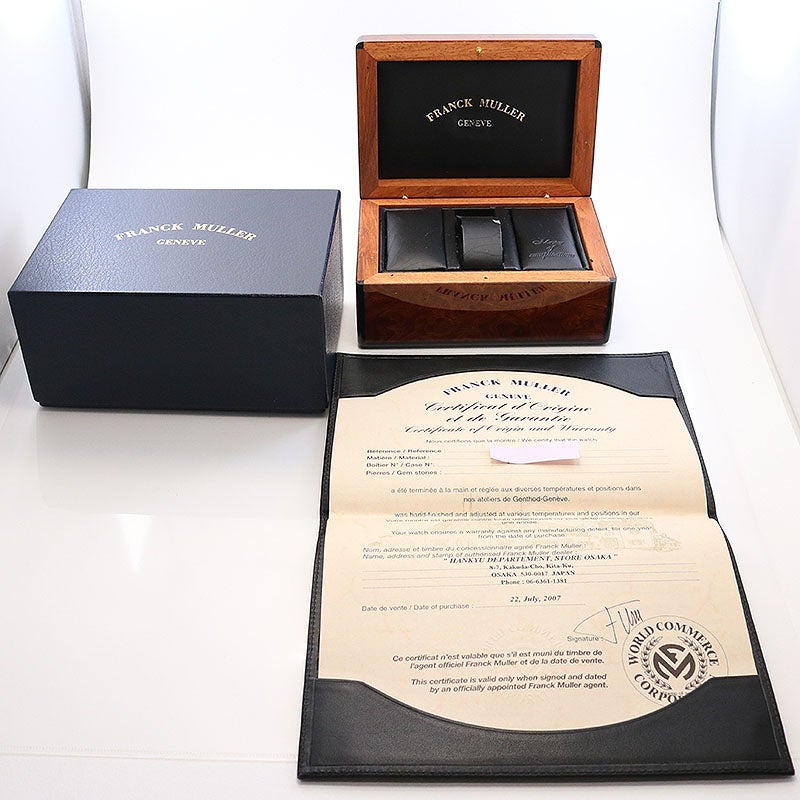 【中古】FRANCK MULLER ROUND CHRONOGRAPH フランク・ミュラー ラウンド クロノグラフ 2860NADCD