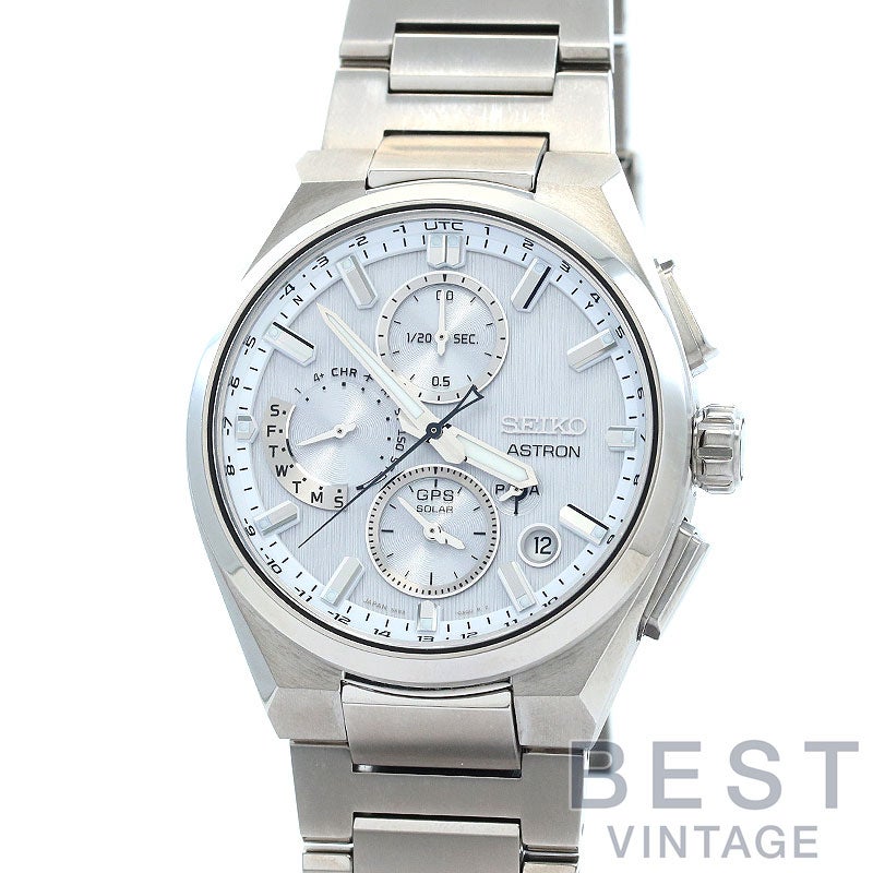 【中古】SEIKO ASTRON NEXTER GPS SOLAR DUAL TIME CHRONOGRAPH セイコー アストロン ネクスター GPSソーラー デュアルタイム クロノグラフ SBXC159 (5X83-0AE0-1)