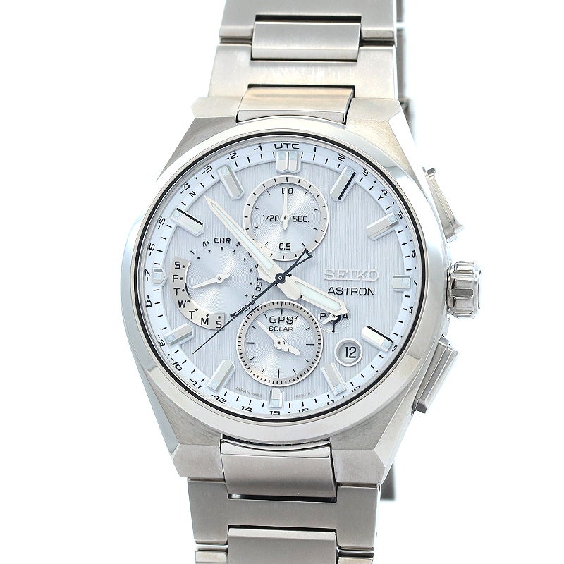 【中古】SEIKO ASTRON NEXTER GPS SOLAR DUAL TIME CHRONOGRAPH セイコー アストロン ネクスター GPSソーラー デュアルタイム クロノグラフ SBXC159 (5X83-0AE0-1)