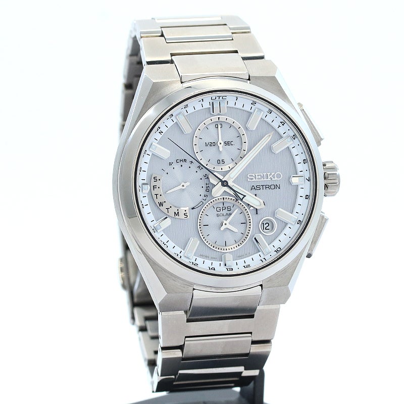 【中古】SEIKO ASTRON NEXTER GPS SOLAR DUAL TIME CHRONOGRAPH セイコー アストロン ネクスター GPSソーラー デュアルタイム クロノグラフ SBXC159 (5X83-0AE0-1)