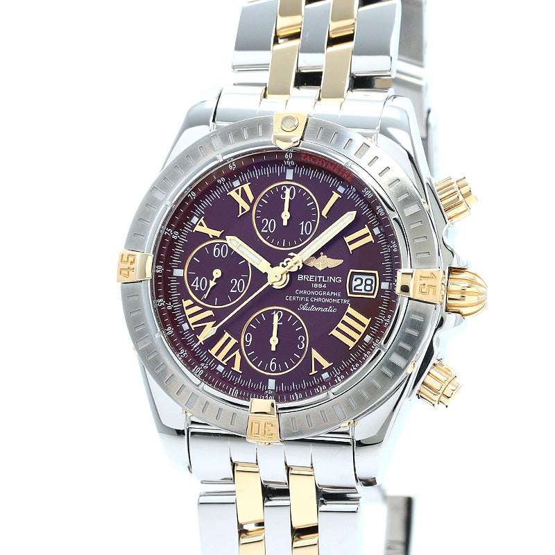 【中古】BREITLING CHRONOMAT EVOLUTION ブライトリング クロノマット エボリューション B1335611/K521/372D (B156K21PAO)