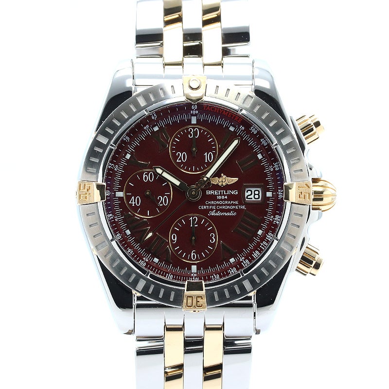 【中古】BREITLING CHRONOMAT EVOLUTION ブライトリング クロノマット エボリューション B1335611/K521/372D (B156K21PAO)