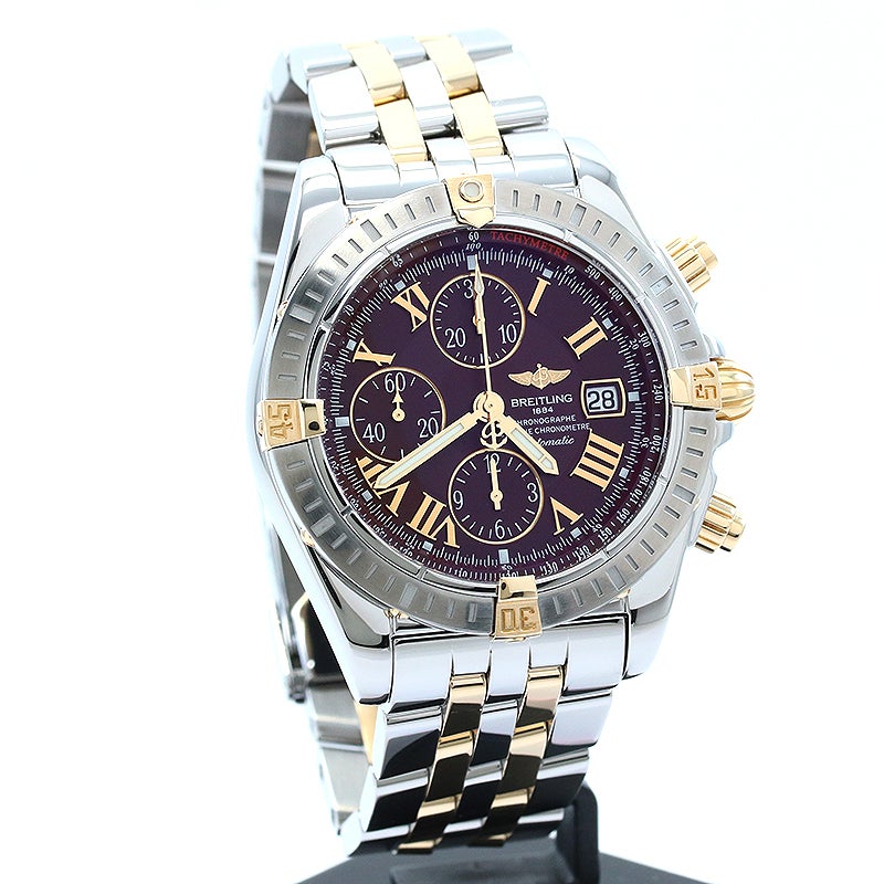 【中古】BREITLING CHRONOMAT EVOLUTION ブライトリング クロノマット エボリューション B1335611/K521/372D (B156K21PAO)