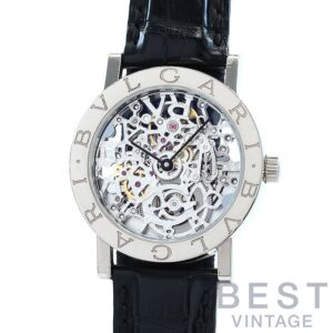 【中古】BVLGARI BVLGARI BVLGARI SKELETON AUTOMATIC 33MM ブルガリ ブルガリ・ブルガリ スケルトン オートマティック 33MM BBW33GLSKP