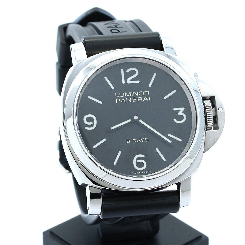 【中古】OFFICINE PANERAI LUMINOR BASE 8 DAYS 44MM ACCIAIO オフィチーネ・パネライ ルミノール ベース 8デイズ 44MM アッチャイオ PAM00560