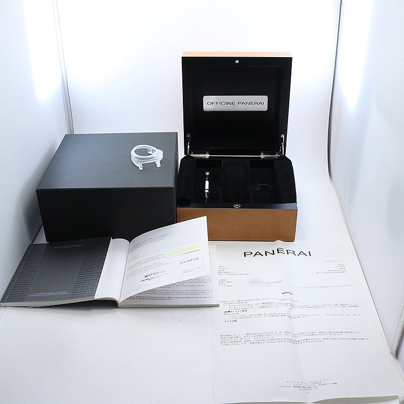 【中古】OFFICINE PANERAI LUMINOR BASE 8 DAYS 44MM ACCIAIO オフィチーネ・パネライ ルミノール ベース 8デイズ 44MM アッチャイオ PAM00560