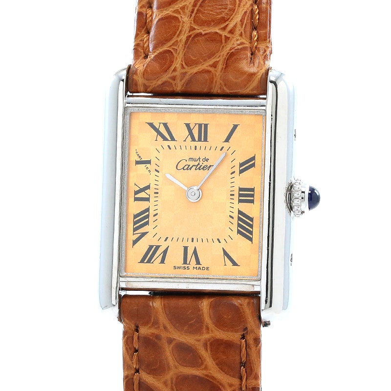 【中古】CARTIER MUST TANK SMALL MODEL 2003 CHRISTMAS LIMITED カルティエ マストタンク SM 2003年クリスマス限定 W1017654