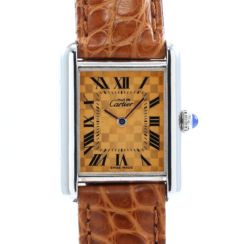 【中古】CARTIER MUST TANK SMALL MODEL 2003 CHRISTMAS LIMITED カルティエ マストタンク SM 2003年クリスマス限定 W1017654